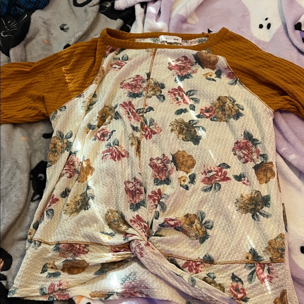 Floral Print Women's Top
